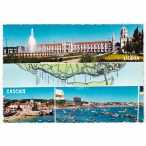 PORTUGALIA MAPKA WIDOKÓWKA A43695