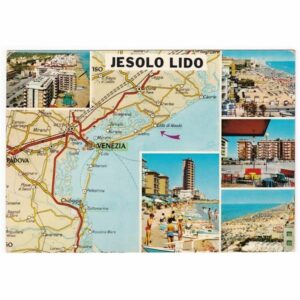 WŁOCHY JESOLO LIDO MAPKA WIDOKÓWKA A43757