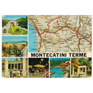 WŁOCHY MONTECATINI TERME MAPKA WIDOKÓWKA A43759