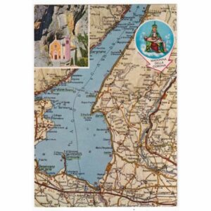 WŁOCHY LAGO DI GARDA MAPKA WIDOKÓWKA A43761