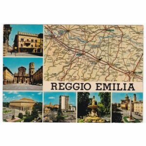WŁOCHY REGGIO EMILIA MAPKA WIDOKÓWKA A43837