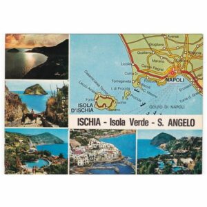 WŁOCHY ISCHIA MAPKA WIDOKÓWKA A43841