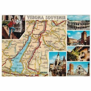 WŁOCHY LAGO MAGGIORE MAPKA WIDOKÓWKA A43846