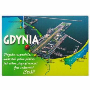 GDYNIA MAPKA WIDOKÓWKA A44213