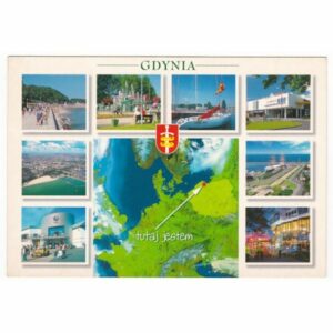 GDYNIA MAPKA WIDOKÓWKA A44230