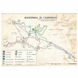 WŁOCHY MADONNA DI CAMPIGLIO MAPKA WIDOKÓWKA A44334