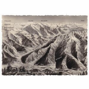 WŁOCHY MADONNA DI CAMPIGLIO MAPKA WIDOKÓWKA A44336