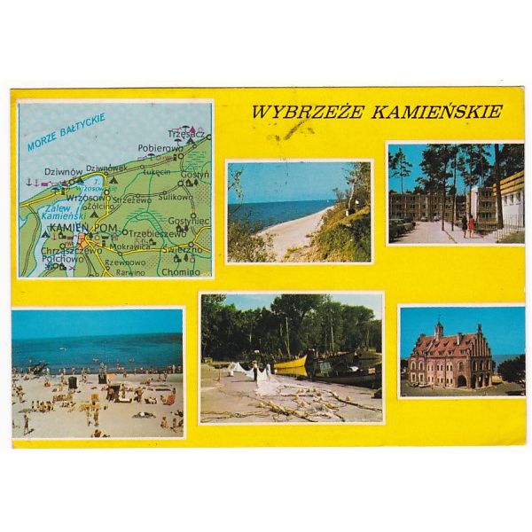 WYBRZEŻE KAMIEŃSKIE MAPKA WIDOKÓWKA A44367