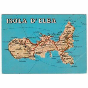 WŁOCHY ELBA MAPKA WIDOKÓWKA A44606
