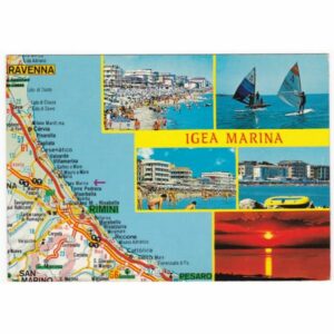 WŁOCHY MAPKA IGEA MARINA WIDOKÓWKA A44612