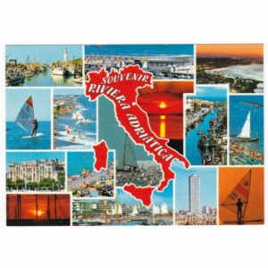 RIVIERA ADRIATICA MAPKA WIDOKÓWKA A45291