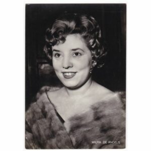 WILMA DE ANGELIS PIOSENKARKA POCZTÓWKA A46040