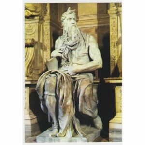 WŁOCHY RZYM MICHELANGELO MOJŻESZ WIDOKÓWKA A46679