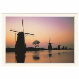 HOLANDIA WIATRAK KINDERDIJK WIDOKÓWKA A46797
