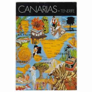WYSPY KANARYJSKIE MAPKA WIDOKÓWKA A47006