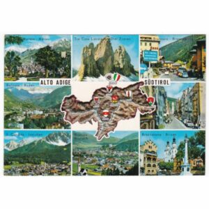 WŁOCHY SUDTIROL MAPKA WIDOKÓWKA A47013