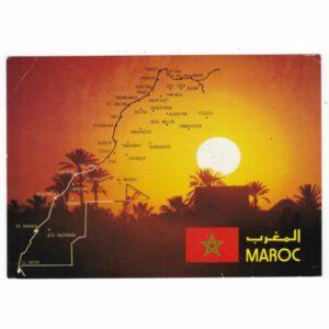MAROKO MAPKA WIDOKÓWKA A47018