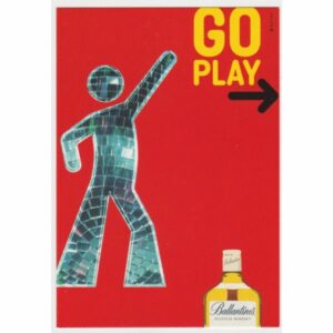 BALLANTINES POCZTÓWKA REKLAMOWA A47439