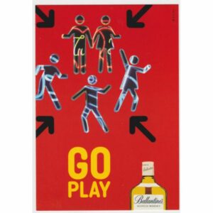 BALLANTINES POCZTÓWKA REKLAMOWA A47440