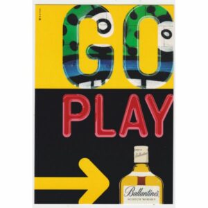BALLANTINES POCZTÓWKA REKLAMOWA A48840