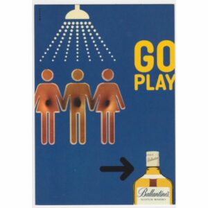 BALLANTINES POCZTÓWKA REKLAMOWA A48841