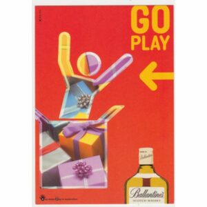 BALLANTINES POCZTÓWKA REKLAMOWA A48843