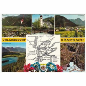 AUSTRIA KRAMSACH MAPKA WIDOKÓWKA A49803