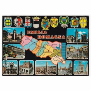 WŁOCHY REGGIO EMILIA MAPKA WIDOKÓWKA A49838