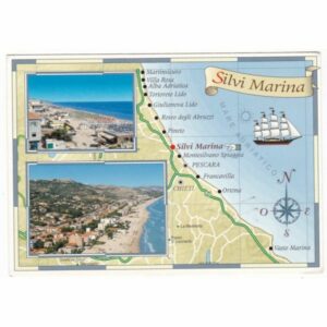 WŁOCHY SILVI MARINA MAPKA WIDOKÓWKA A49848