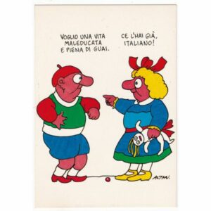 WŁOSKA POCZTÓWKA Z HUMOREM A49959