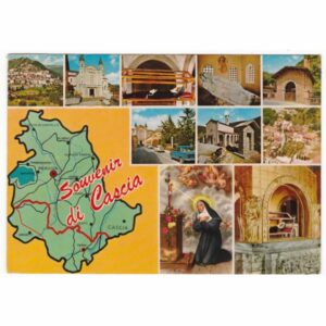 WŁOCHY CVASCIA MAPKA WIDOKÓWKA A50142