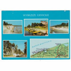 WYBRZEŻE GRYFICKIE MAPKA WIDOKÓWKA A50159