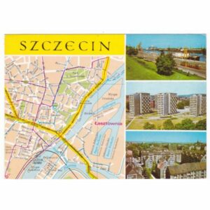SZCZECIN MAPKA WIDOKÓWKA A50251