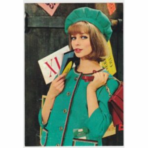 KOBIETA POCZTÓWKA ARTYSTYCZNA REPRINT A50650