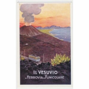 WŁOCHY WEZUWIUSZ KOLEJKA WIDOKÓWKA A50890