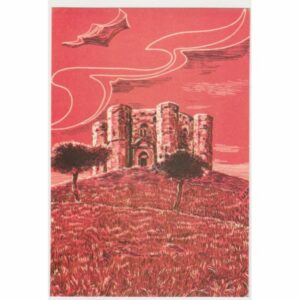 WŁOCHY CASTEL DEL MONTE ZAMEK WIDOKÓWKA A50907