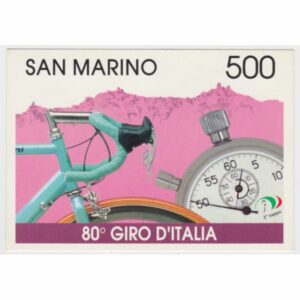 SAN MARINO ROWER GIRO D'ITALIA POCZTÓWKA A50961
