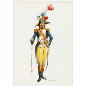 ŻOŁNIERZ FRANCJA 1793 POCZTÓWKA A51393