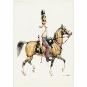 ŻOŁNIERZ KOŃ KSIĘSTWO BADENII 1824 POCZTÓWKA A51399