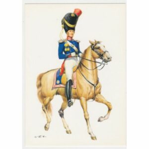 ŻOŁNIERZ KOŃ KSIĘSTWO MEKLEMBURGII 1831 POCZTÓWKA A51408