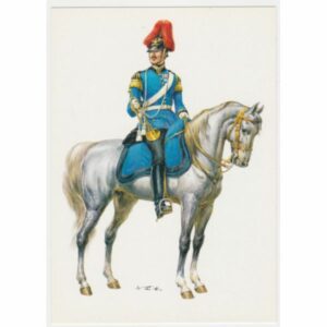 ŻOŁNIERZ KOŃ PRUSY 1870/71 POCZTÓWKA A51431