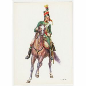ŻOŁNIERZ KOŃ REPUBLIKA HELWECKA 1803 POCZTÓWKA A51448