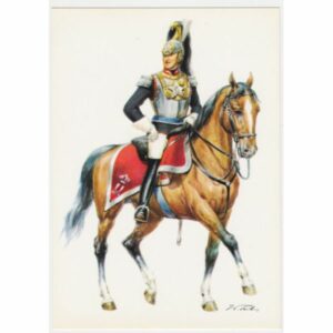 ŻOŁNIERZ KOŃ WŁOCHY 1890 POCZTÓWKA A51478