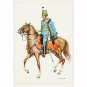 ŻOŁNIERZ KOŃ AUSTRIA 1859 POCZTÓWKA A51482