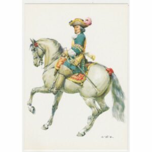 ŻOŁNIERZ KOŃ ELEKTORAT BRANDENBURGII 1674 POCZTÓWKA A51501