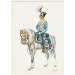 ŻOŁNIERZ KOŃ WIELKA BRYTANIA 1845 POCZTÓWKA A51505
