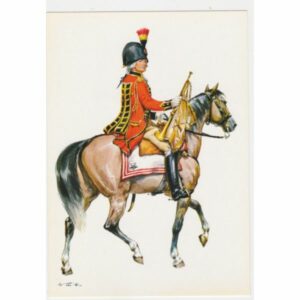 ŻOŁNIERZ KOŃ BELGIA 1789/90 POCZTÓWKA A51522