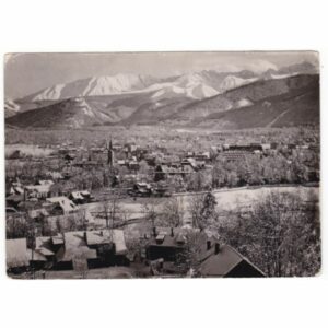 ZAKOPANE TATRY ZIMA WIDOKÓWKA A51586