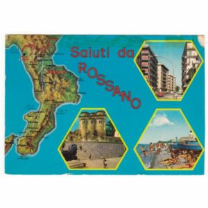 WŁOCHY ROSSANO MAPKA WIDOKÓWKA A51635