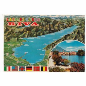 WŁOCHY LAGO DI GARDA MAPKA WIDOKÓWKA A51774